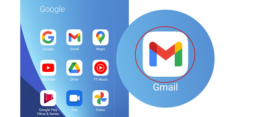 Gmail wählen
