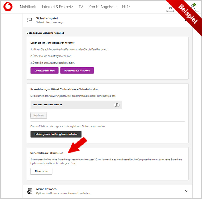Vodafone Kabel Mail Cloud Meinkabel Kundenportal