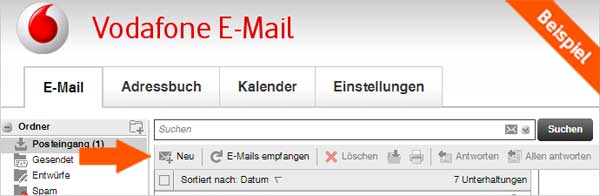 Mail Adresse Vodafone