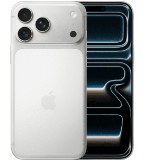 iPhone 17 Pro Max Silber (256 GB), Handy mit Vertrag (36 Ratenzahlungen), GigaMobil M mit unbegrenzten GB bei Vodafone