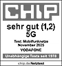 CHIP sehr gut 5G Test: Mobilfunknetze November 2024 Vodafone
