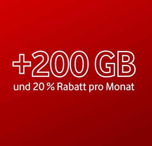 200 GB + Zwanzig Prozent