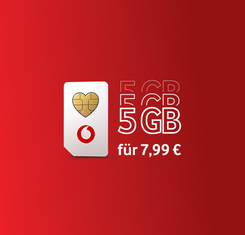 SIM Karte mit 5 Gigabyte Datenvolumen f&uuml;r 7,99 Euro