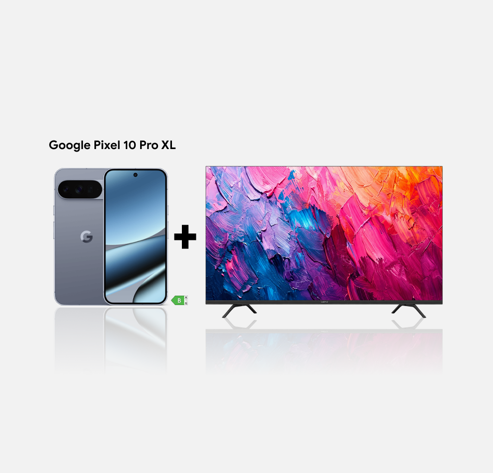 Zu Deinem Google Pixel 10 Pro XL: Metz 55 Zoll-TV geschenkt. Energieeffizienzklasse B. 
