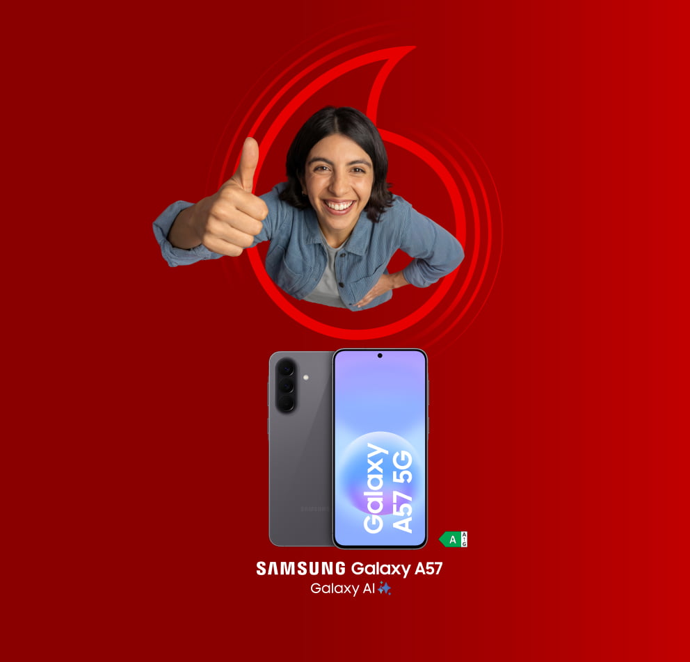 Deal: Samsung Galaxy A57. Energieeffizienzklasse A.