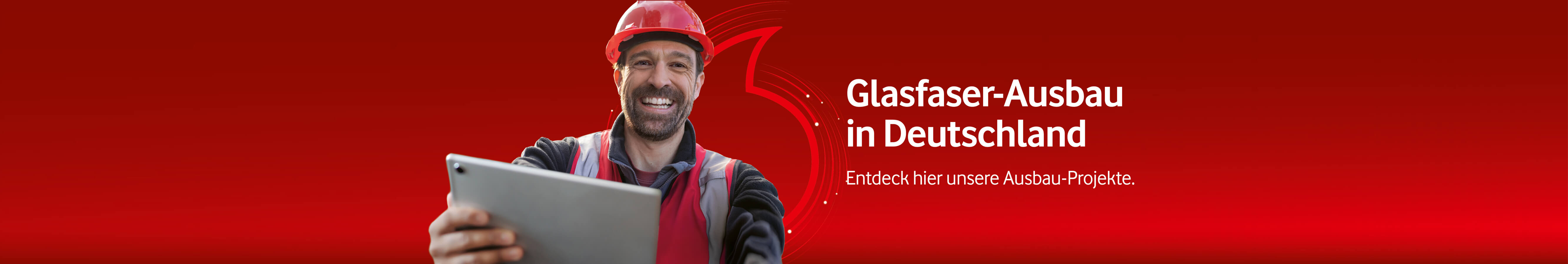 Glasfaser-Ausbau in Deutschland. Entdeck hier unsere Ausbau-Projekte.
