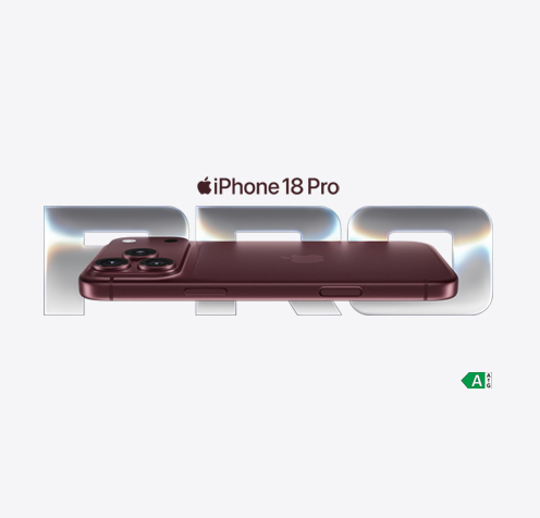 iPhone 18 Pro. Energieeffizienzklasse A.