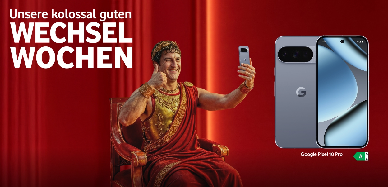 Unsere kolossal guten Wechselwochen: Das Google Pixel 10 Pro mit Energieeffizienzklasse A.