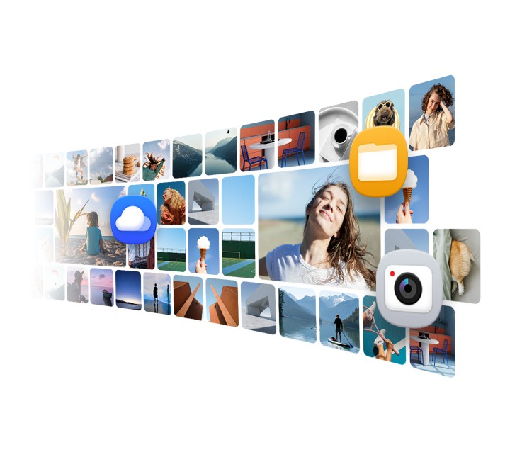 Zu sehen sind Apps, um zu zeigen, dass verschiedene Arten von Inhalten auf dem Ger�t gespeichert werden k�nnen.