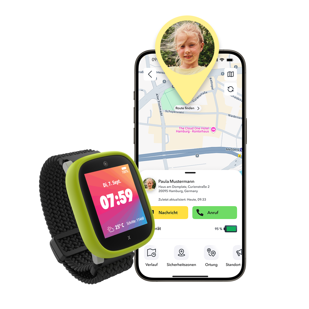 Xplora Smartwatch mit GPS-Standortermittlung