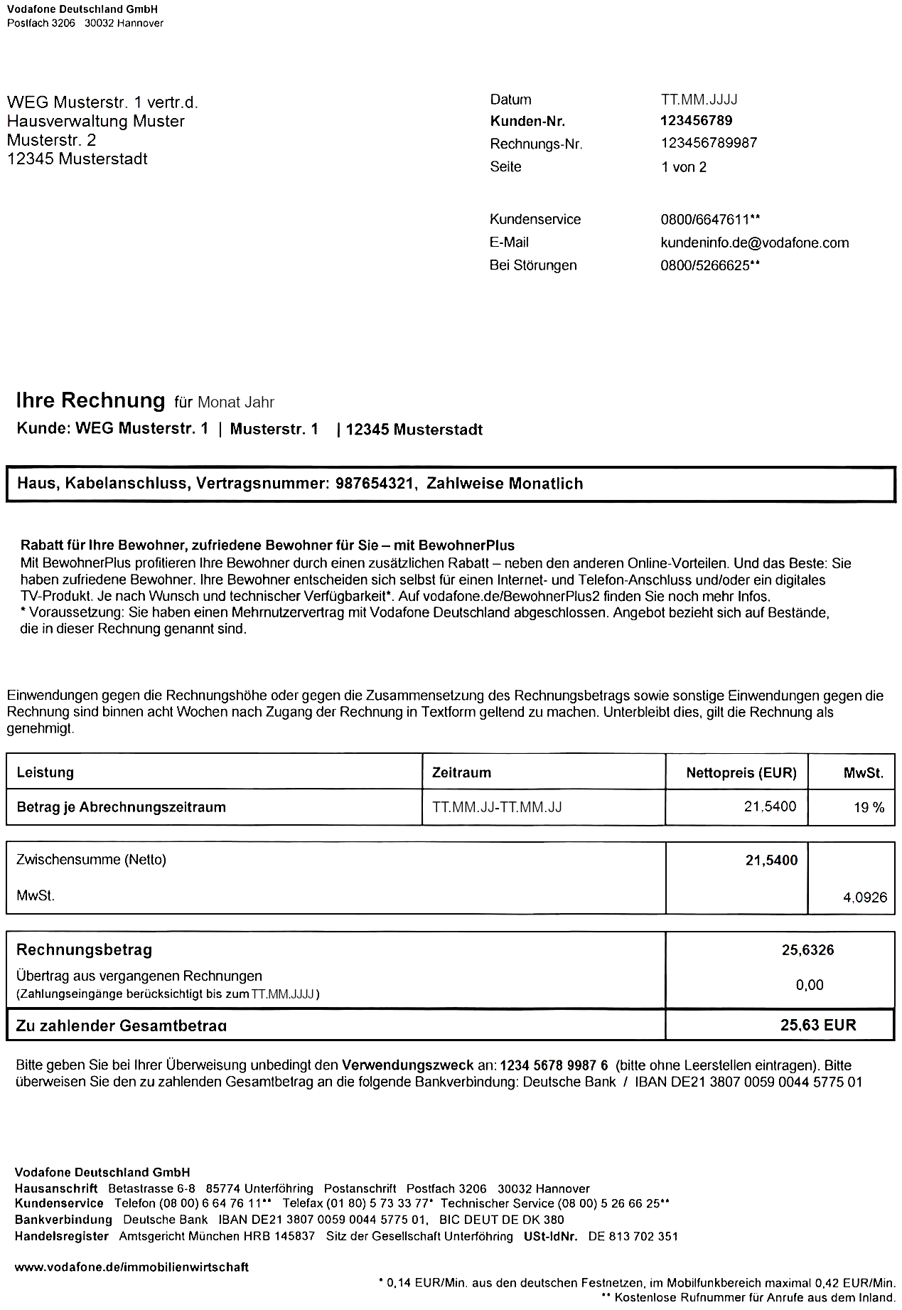 Dieser Bereich ist nicht barrierefrei und dient sehenden Personen zur Orientierung auf der ausgedruckten Rechnung.